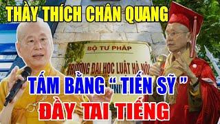 NGỡ Ngàng!!! Thầy Thích Chân Quang Học Thẳng Từ Đại Học Lên, nhận Bằng Tiến Sĩ Chỉ Mất 2 Năm