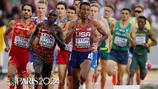 Tight finish decides Yared Nuguse's fate in tough 1500m semi at Worlds | NBC Sports