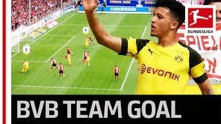 Sancho Finishes Off Dortmund's Super Combination – Perfect One-Touch Football