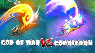 Martis Revamp Capricorn VS God of War Skin Comparison