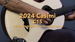 Dream Guitars - 2024 Casimi C1S, African Blackwood & Alpine Moon Spruce  #guitardemo