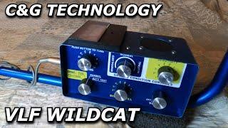 C&G Technology Vlf Wildcat Metal Detector Model 600-1C