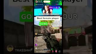 Nadia Cheating in WarZone: How She Does It #cod #nadia #shorts