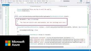 How to perform opinion mining with Azure Cognitive Services | Azure Tips and Tricks