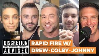 Rapid Fire (w/ Drew Valentino, Colby Melvin, & Johnny Rapid) | Discretion Advised