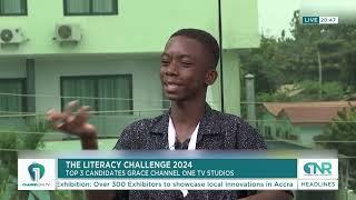 The Literacy Challenge 2024: Top 3 Candidates grace Channel One TV Studios