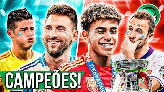  ARGENTINA E ESPANHA CAMPEÃS! COPA AMÉRICA E EUROCOPA! | Paródia Million Dollar Baby