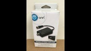  Personal Review of ONN TV Antenna Signal Amplifier Booster Walmart Works for some | not all people