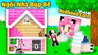 MỀU 24 GIỜ BẮT CÓC REDHOOD BỎ VÀO NGÔI NHÀ BÚP BÊ TRONG MINECRAFT*MỀU BIẾN CHỊ PANDA THÀNH BÚP BÊ MC