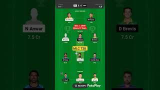 SEO vs MINY dream11 prediction ll seo vs miny dream11 team ll MLC T20 match