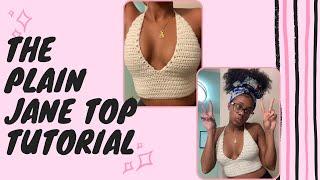 Very Easy Crop Top Tutorial | Beginner Friendly | Plain Jane Top