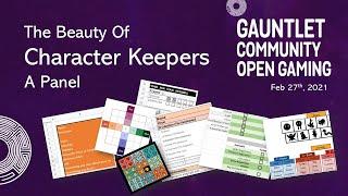 Character Keeper panel at GCOG