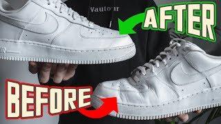 How To PERFECTLY Get Creases Out Of Air Force 1s w/Bonus Tips!