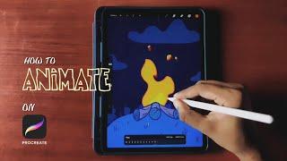 Procreate animation assist | Campfire animation  | Procreate 5X