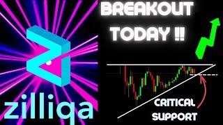 ZILLIQA ZIL - MAJOR BREAKOUT TODAY !!! - Price Prediction & Technical Analysis