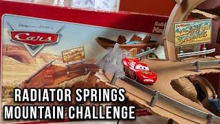 2006 Radiator Springs Mountain Challenge Set Unboxing & Run — Carburetor County Race Track