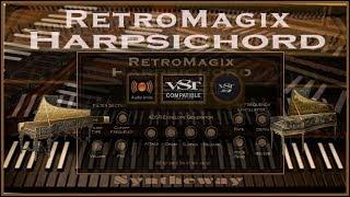 RetroMagix Virtual Harpsichord VST VST3 Audio Unit EXS24 KONTAKT: Flemish, French, German & Italian