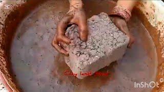 ASMR || Crunchy and gritty red sand floor & water  crumbling || #satisfying