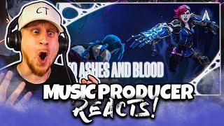 MUSIC PRODUCER REACTS to Woodkid - “To Ashes and Blood” (from ARCANE Season 2)