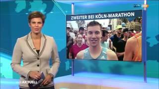 Köln-Marathon 2014 mit Marcel Bräutigam - MDR Aktuell Sportnachrichten - 14.09.2014