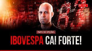 Ibovespa cai forte! O que esta acontecendo? Papo de Opções