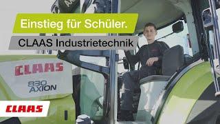 Schüler bei CLAAS Industrietechnik.