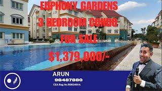 Euphony Gardens - For Sale, luxurious 3 Bedroom Unit - $1,379,000 only