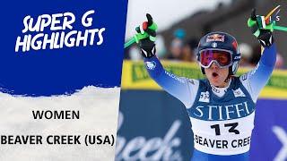 Sofia Goggia claims her first win after severe injury | FIS Alpine World Cup 24-25