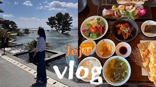 [VLOG] 3박4일 부모님과 제주여행ㅣ제주 jw메리어트레지던스ㅣ포도호텔ㅣ댄싱두루미ㅣ주상절리ㅣ갈치구이ㅣ숙성도ㅣ신라호텔ㅣ더파크뷰ㅣ아쿠아플라넷ㅣ고집돌우럭ㅣ유채꽃밭