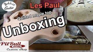 Unboxing | Pitbull Guitars Custom Shop | Les Paul Quilted Maple Top Kit