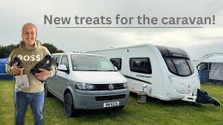 Trip to Brean and new accessories for the caravan!