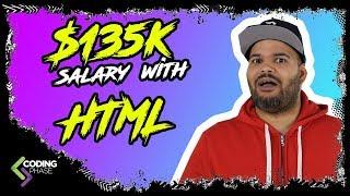 how to get a $100,000 dollar salary with just HTML | #CodingPhase