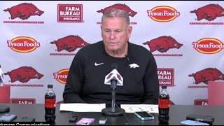 Sam Pittman Press Conference - Arkansas vs Tennessee Preview