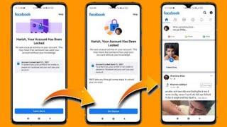 Facebook learn more problem solved | Your account has been locked Facebook learn more problem fix