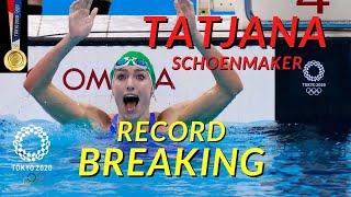 Tatjana Schoenmaker storms to world record-breaking victory in the women's 200m breaststroke