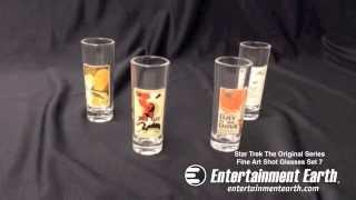 Star Trek The Original Series Fine Art Shot Glasses Set 7