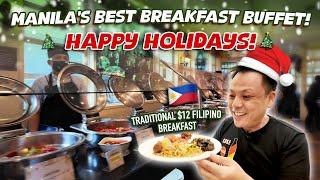 A Traditional Filipino Breakfast Buffet!  Happy Holidays to All!