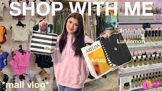 COME SHOP AT THE MALL WITH ME *vlog*(lululemon,aritzia, brandy melville, pacsun, urban outfitters)