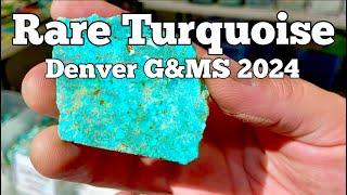 RARE TURQUOISE W/ Rockswest Denver Gem & Mineral Show 2024