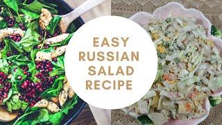 Russian salad recipe|Healthy salad recipe|Creamy Salad|Easy salad recipe|Salad best for all parties