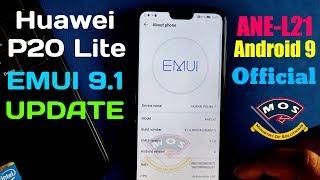 Huawei P20 Lite ANE-L21 Android 9 Upgrade EMUI 9.1 Europe