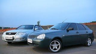 PRIORA 2 vs NISSAN ALMERA Classik. ГОНКА.