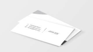 Creating a visiting card mockup in adobe photoshop