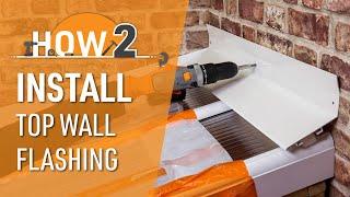 How to install Top Wall Flashing - Polycarbonate Roof| Snapa