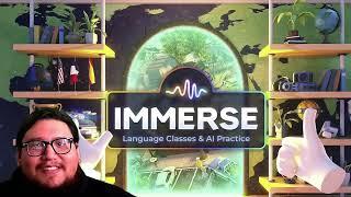 Immerse : Language Learning in VR with Live Classes and AI Practice