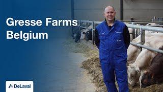 More flexibility with DeLaval VMS™ V300 milking robot - Joel Gresse, Belgium