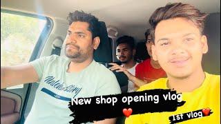 New shop opening vlog️,1st vlog on YouTube.