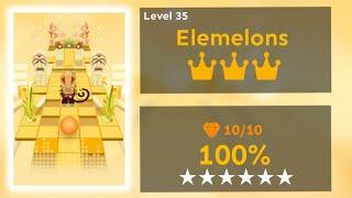Rolling Sky Remake Level 35 - Elemelons (Birthday Special!) | PriderRS