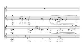 Kalimankou Denko (Le Mystere des Voix Bulgares) | Score Transcription