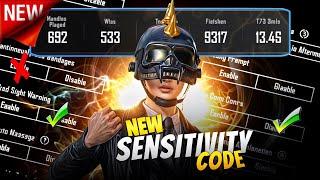 NEW UPDATE 3.3 !!BEST SENSITIVITYCODE+CONTROL SETTINGS BGMI/PUBG MOBILE | BGMI AFTER UPDATE 3.3